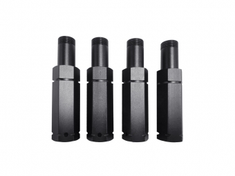 Extended wheel hex hub