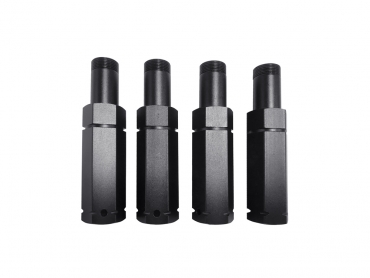 Extended wheel hex hub