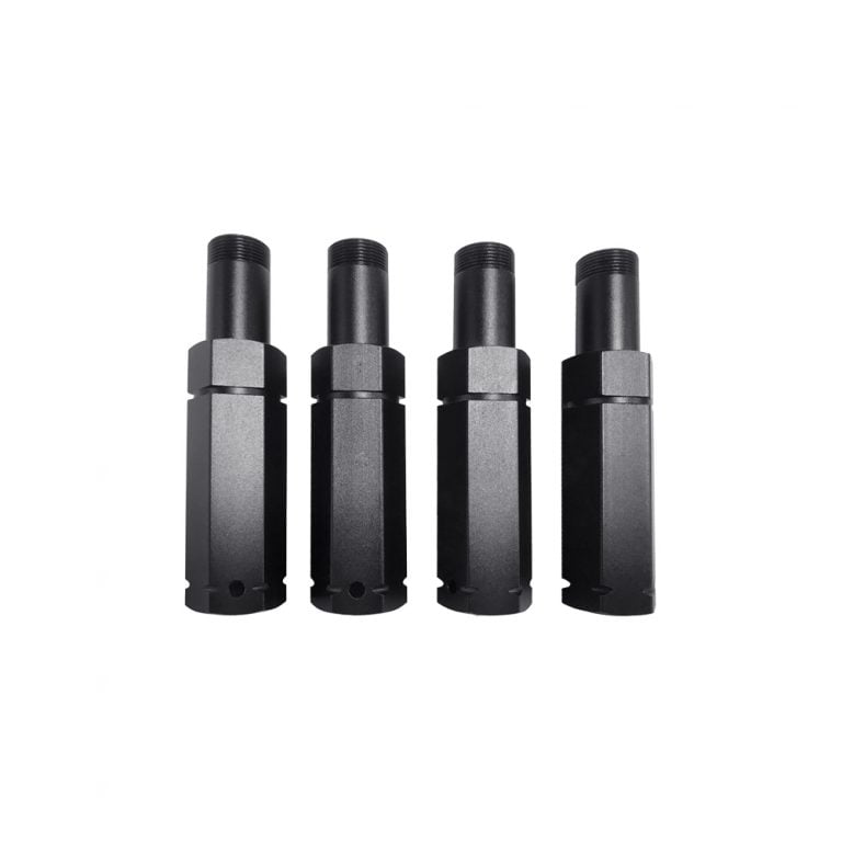 Extended wheel hex hub